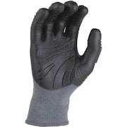 Carhartt Coated Gloves, Gray, Seamless Knit A612