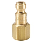 PARKER Coupler Plug, Brass, FNPT, 1/4 In. Pipe B3C