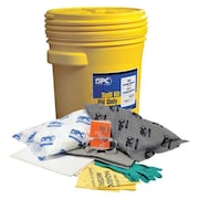 BRADY SPC ABSORBENTS Spill Kit, Universal, Yellow SKMA-20