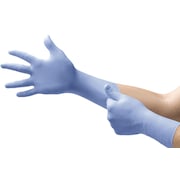 ANSELL Exam Gloves with Textured Fingertips, Nitrile, Powder Free, Blue, M, 50 PK FFE-775-M