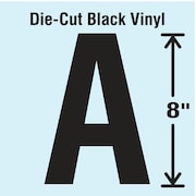 STRANCO Die Cut Letter Label, A DBV-SINGLE-8-A