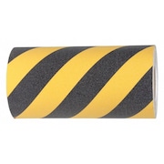 CONDOR Anti-Slip Tape, Black/Yellow, 12 in x 60ft GRAN5070