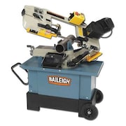Baileigh Industrial Band Saw, 7" x 10-13/64" Rectangle, 7" Round, 7 in Square, 220V AC V, 1 hp HP BS-712MS