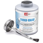 Rectorseal Pipe Thread Sealant 16 fl oz, Brush-Top Can, Tru-Blu, Blue, Paste 31431