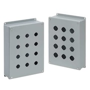NVENT HOFFMAN Pushbutton Enclosure, 3.25 in. W, Steel E1PB