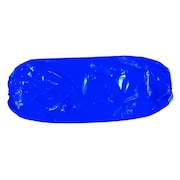 Condor Disposable Sleeve, Chemical Resistant, Polyethylene, Welded Seam, 18 in Length, Blue, 100 Pack 32TL74