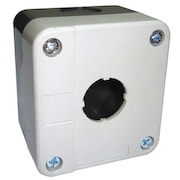DAYTON Pushbutton Enclosure, 22mm, 2.10 in. H 32W279