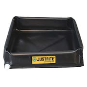 JUSTRITE Spill Tray, 30 gal Spill Capacity, PVC 28442