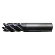 Cleveland 5-Flute Carbide HP CrnRad Single EndMil for Ferrous Matl CTD CEM-V2-5R AP/MAX 1/2x1/2x1-1/4x3x0.09CR C80569