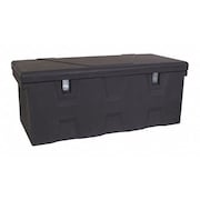 Buyers Products Black Poly All Purpose Chest W/ Zinc Hasp, 17.5"H X 19.0" D X 44.0" W 1712240