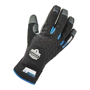 Proflex By Ergodyne Utlty Glove, Thrml Wtrprf, Blk, XL, PR, Black, Reinforced 817WP