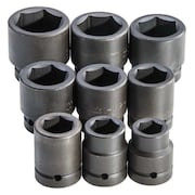 Proto 1" Drive Impact Socket Set, SAE, 9 pcs J76109