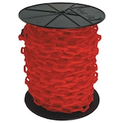 Mr. Chain 2" (#8, 51 mm.) x 125 ft. Red Plastic Chain 50105