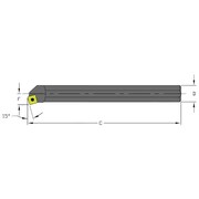 ULTRA-DEX USA Indexable Boring Bar, S12Q SSKCR3, 7 in L, High Speed Steel, Square Insert Shape S12Q SSKCR3