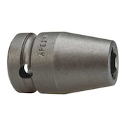 APEX TOOL GROUP 1/2" Square Drive, 15mm Metric Socket, 6 Points M-15MM15