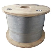 DAYTON Cable, 1/4 in., 50 ft., 7 x 19, Steel 33RH42