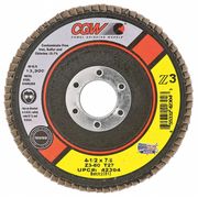 Cgw Abrasives Flap Disc, 60 Grit, Poly-Cotton 42304