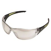 EDGE EYEWEAR Safety Glasses, Wraparound Gray Polycarbonate Lens, Scratch-Resistant SD111AR-G2