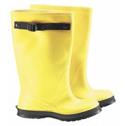 DUNLOP Knee Boots, Size 12, 17" H, Yellow, Plain, PR 8805000