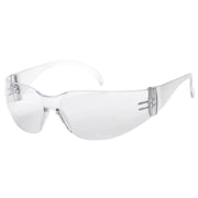 Zoro Select Safety Glasses, Wraparound Clear Polycarbonate Lens, Anti-Fog 1715C/AF