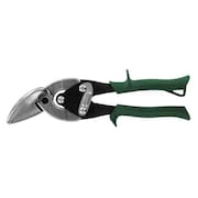 Midwest Snips 9-3/4 in. Steel Straight and Tight Right Curves Aviation Snip MWT-6510R