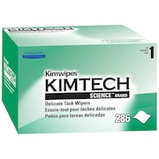 Kimberly-Clark Professional Dry Wipe, White, Box, 1-Ply Tissue, Hand, 280 Wipes, 4 1/2 in x 8 1/2 in 34120