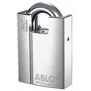 Abloy Padlock, Keyed Different, Partially Hidden Shackle, Rectangular Hardened Steel Body, 1 1/4 in W PL362B-KD