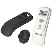 TAYLOR Infrared Thermometer, LCD, -67 Degrees  to 428 Degrees F, Single Dot Laser Sighting 9527