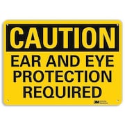 LYLE Safety Sign, Ear Eye Protection, 7in.H U4-1225-RA_10X7