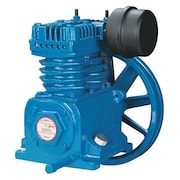 JENNY Air Compressor Pump, 1 hp, 2 hp, 1 Stage, 32 oz Oil Capacity, 2 Cylinder KU-PUMP