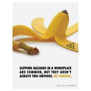 SAFETYPOSTER.COM Safety Poster, Slipping Hazards In A, ENG P4681