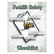 SAFETYPOSTER.COM Safety Pstr, Forklift Safety Checklist, EN P2170