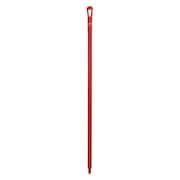 Vikan 51" Color Coded Handle, 1 1/4 in Dia, Red, Polypropylene 29604