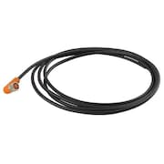 IFM Cordset, 3 Pin, Receptacle, Female EVC144