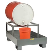 LITTLE GIANT Spill Control Platform w/Drum Rack, 33gal SST-5125-1D