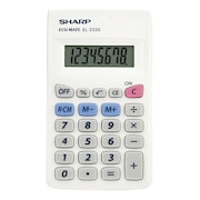 Sharp Handheld Calculator, LCD, 8 Digit SHREL233SB