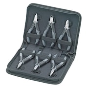 Knipex 6 Piece Bi-Material; Plastic Grip Set Of 6 Precision Electronics Pliers 00 20 17
