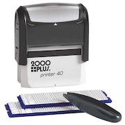 2000 Plus Stamp Kit, Black, 10, Plastic 038930