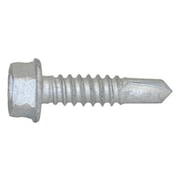 Teks Self-Drilling Screw, 1/4" x 1 in, Climaseal Steel Hex Head External Hex Drive, 250 PK 1149000