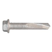 Teks Self-Drilling Screw, #12 x 1 1/4 in, Climaseal Steel Hex Head External Hex Drive, 500 PK 1006000