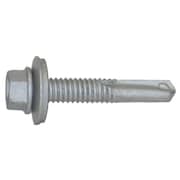 TEKS Self-Drilling Screw, #12 x 1 1/2 in, Climaseal Steel Hex Head External Hex Drive, 250 PK 1415000