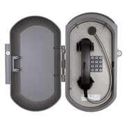 GUARDIAN TELECOM Aluminum Casting Telephone, VoIP, Wall Mount, Gray ACT-40-V