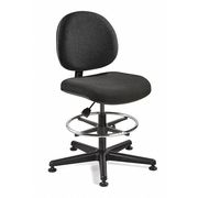 BEVCO Fabric Task Chair, 23" to 33", No Arms, Black V4507MG-BK