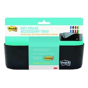 Post-It Dry Erase Accessory Tray, Plastic, Black DEFTRAY