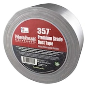 Nashua Duct Tape, 4 in. W, 60 yd. L, Silver, PK12 357