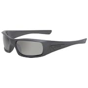 ESS Ballistic Safety Glasses, Wraparound Gray Mirror Polycarbonate Lens, Anti-Fog, Scratch-Resistant EE9006-05