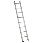 Louisville 8 ft. Straight Ladder, Aluminum, 8 Steps, Natural Finish, 300 lb Load Capacity AE2108