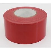 VISUAL WORKPLACE Floor Marking Tape HP, 3"x100', Red 25-300-3100-623