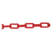 Mr. Chain Plastic Chain, 2 in. x 500 ft. L, Red 50005-500