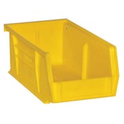 Durham Mfg Hang & Stack Storage Bin, Yellow, Copolymer Polypropylene, 7 in L x 4 in W x 3 in H PB30220-21